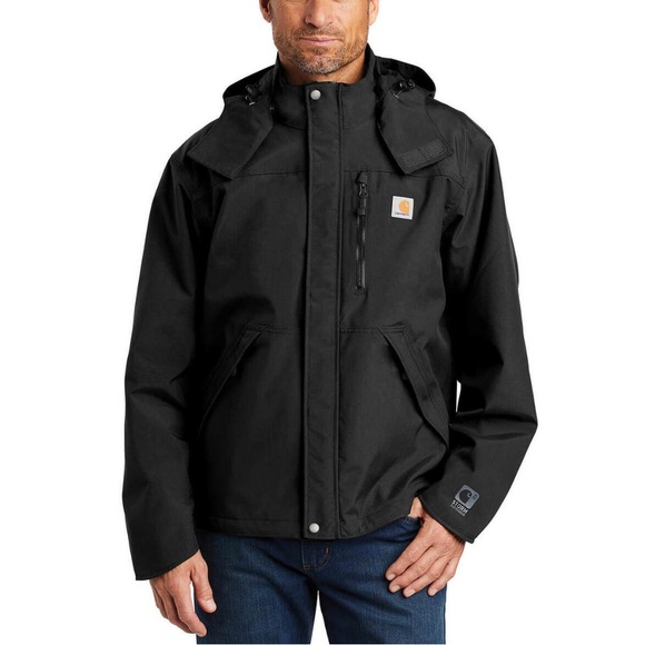 NWOT Corporate Greystar Carhartt Men's Shoreline Waterproof Jacket size Medium - Picture 2 of 11